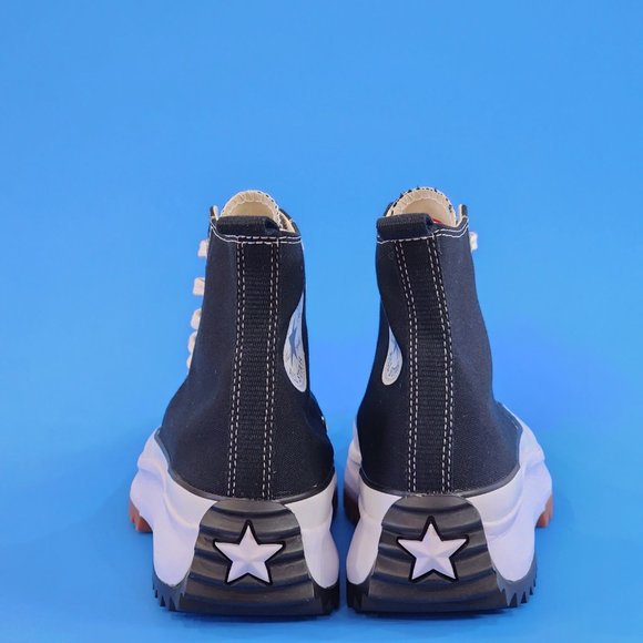 Converse Run Star Hike High Black Gum Unisex Unisex Platform Sneaker 166800C NWT - Picture 5 of 6
